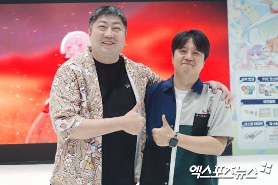 좌 - 한정현 대표 / 우 -심정선 부대표