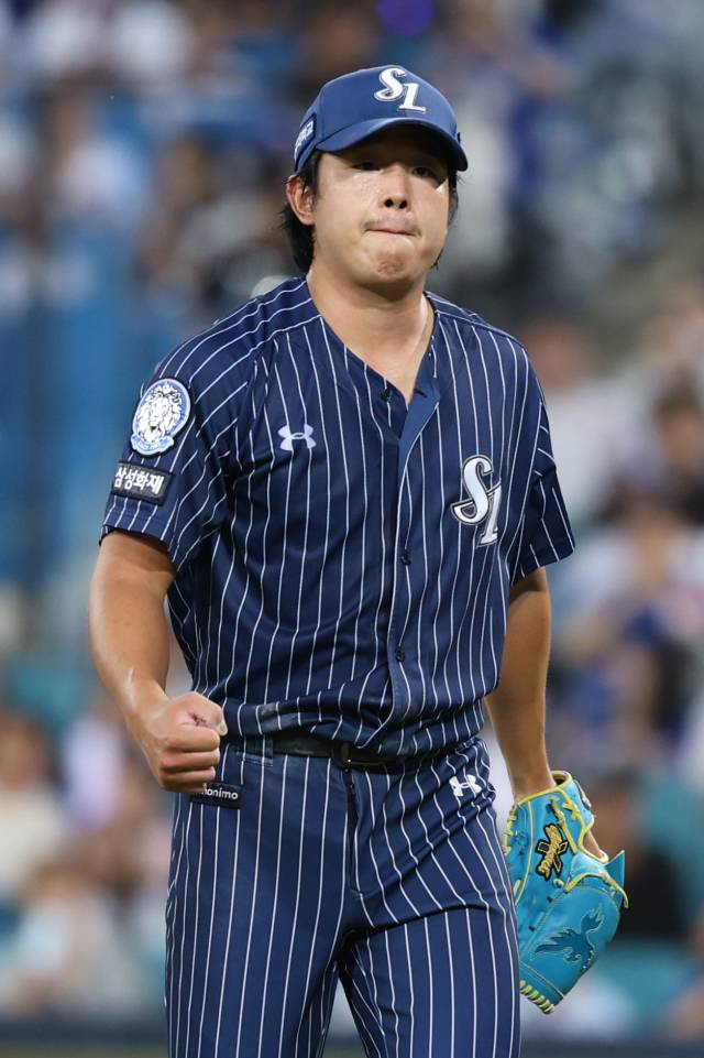 삼성 라이온즈의 양창섭. 삼성 제공