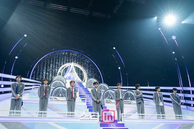 ‘보이즈2플래닛’ 데뷔조 알파드라이브원(사진=Mnet)