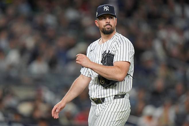 양키스 선발투수 카를로스 로돈. AP연합뉴스