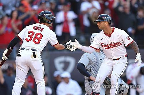 클리블랜드 선수단. ⓒ연합뉴스 UPI