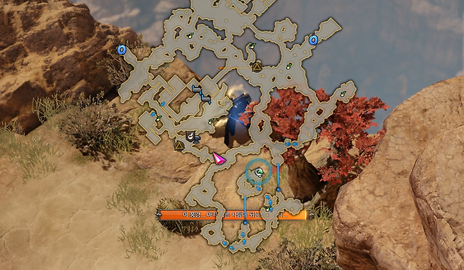 ▲ 여기서 환영 버프를 얻고