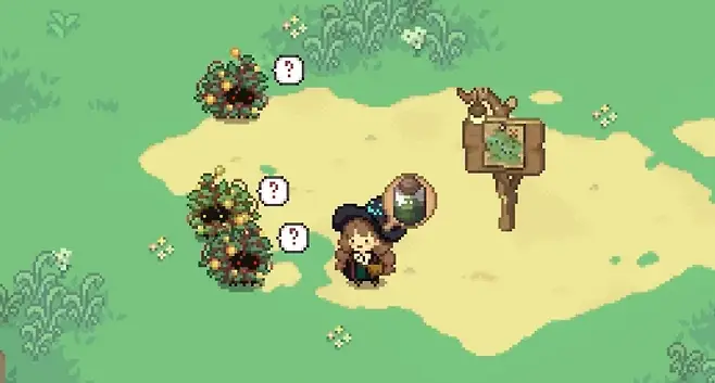 ▲ 올바른 채집법으로 재료도 많이, 귀여움도 덤으로