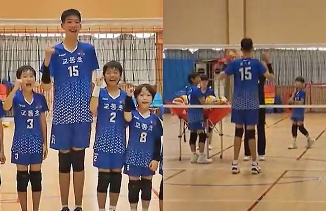 속초 교동초등학교 6학년 용지훈(12) 선수 [사진출처=MBC 보도화면 캡처/편집]