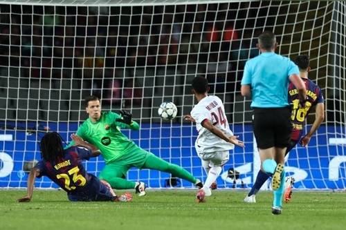 PSG 마유루의 동점골. AFP연합뉴스