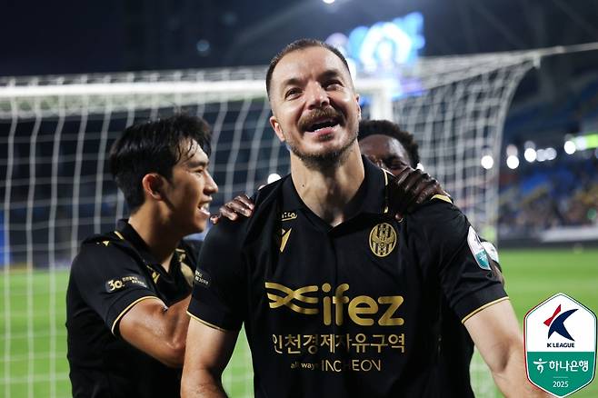 인천 유나이티드 외국인 공격수 스테판 무고사. /사진=한국프로축구연맹 제공