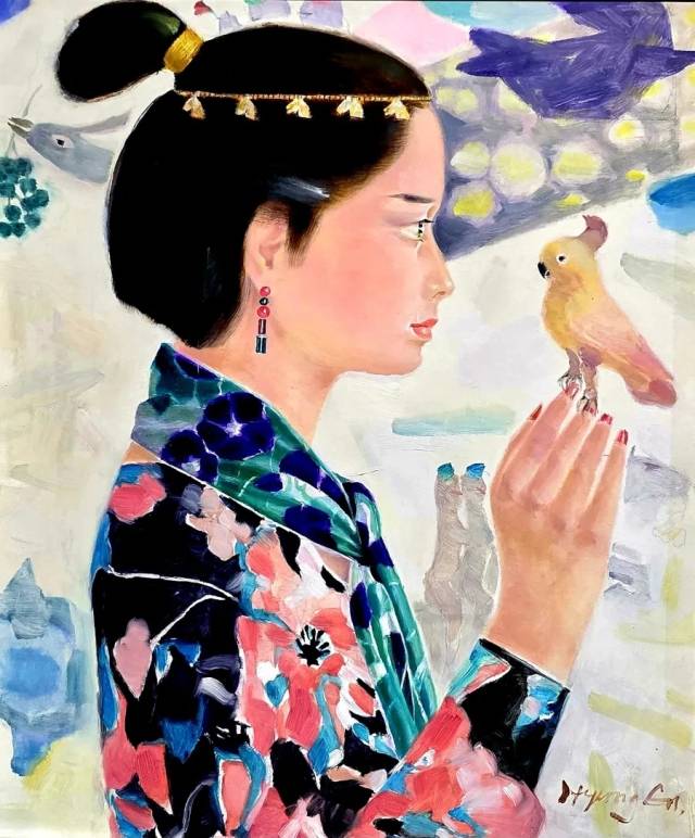 경남 통영 출신 김형근 화백 그림. 갤러리예술섬 제공