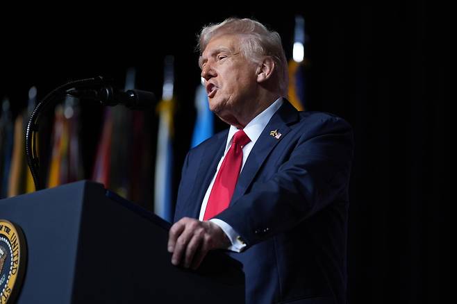 도널드 트럼프 미국 대통령. AP=뉴시스