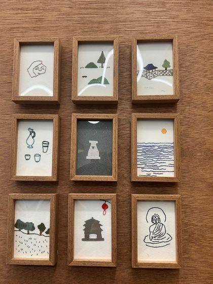 경주 황리단길의 선물가게 '배리삼릉공원'에서 판매하는 전통 굿즈들. 일부는 경주에서 수제 작업을 하는 이들의 작품으로 이곳에서 재판매한다. 강혜란 기자