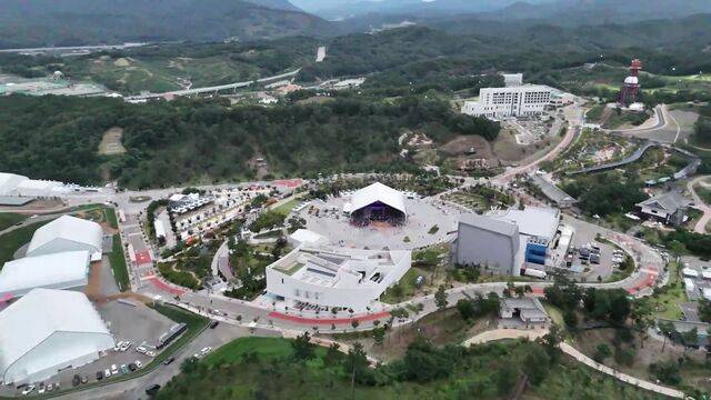 충북 영동군 세계국악엑스포 행사장.