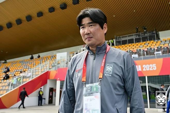 한국 U-20 축구 대표팀 이창원 감독. 사진=대한축구협회