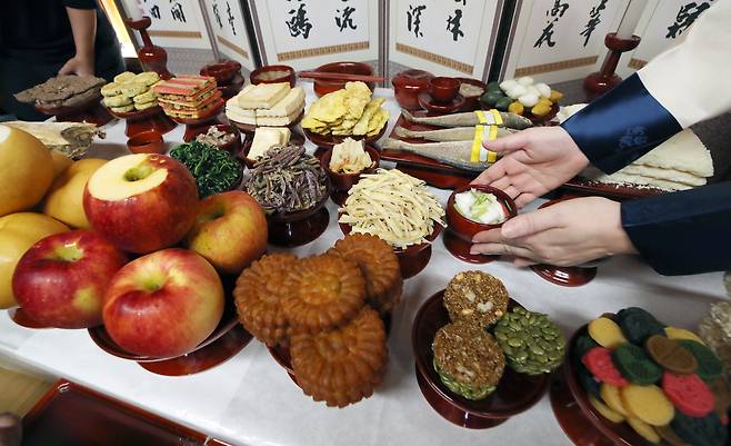 추석 차례상.[뉴시스]