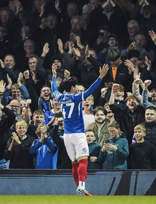 [사진] 양민혁 / 포츠머스 소셜 미디어 계정.