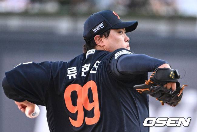 [OSEN=조은정 기자] 한화 류현진. 2025.07.20 /cej@osen.co.kr