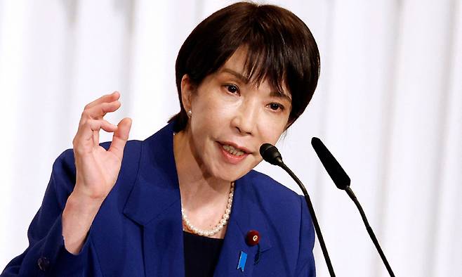 다카이치 사나에 전 경제안보담당상. AFP연합뉴스