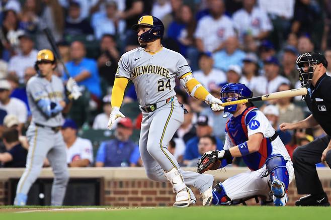 밀워키와 시카고 컵스. 게티이미지