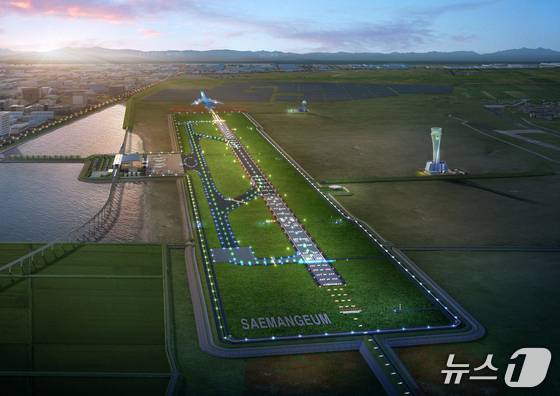 새만금국제공항 조감도.(전북도 제공. 재판매 및 DB금지)/뉴스1