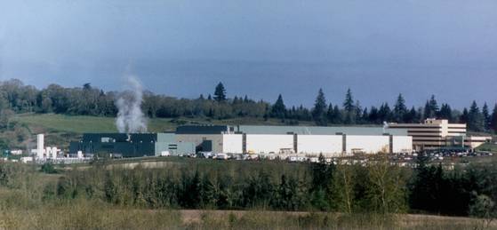 1998년 현대전자 미 반도체공장. [중앙포토]