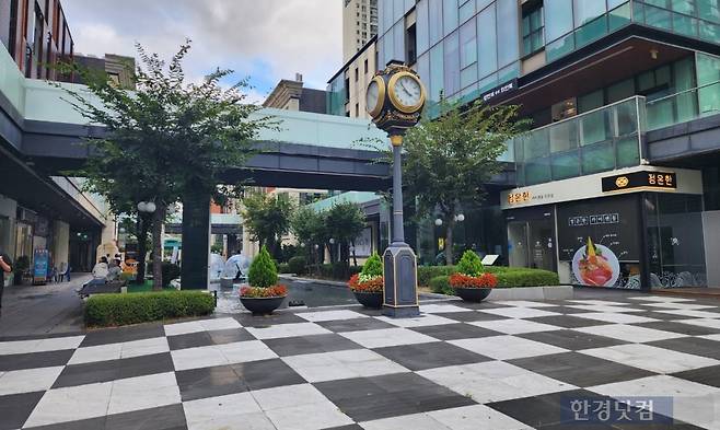 공휴일 낮 시간에도 한적한 인천 커낼워크 풍경. 사진=오세성 한경닷컴 기자