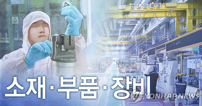 소재, 부품, 장비산업. 연합뉴스