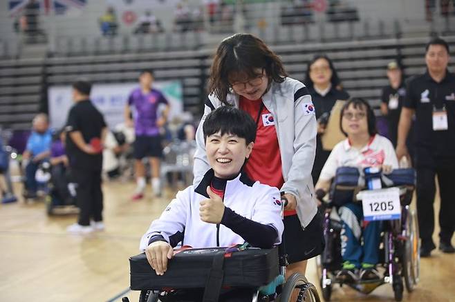 [서울=뉴시스] 장애인 스포츠 종목 보치아 국가대표 선수인 최아영 선수(사진=최아영선수 제공) 2025.10.01. photo@newsis.com *재판매 및 DB 금지