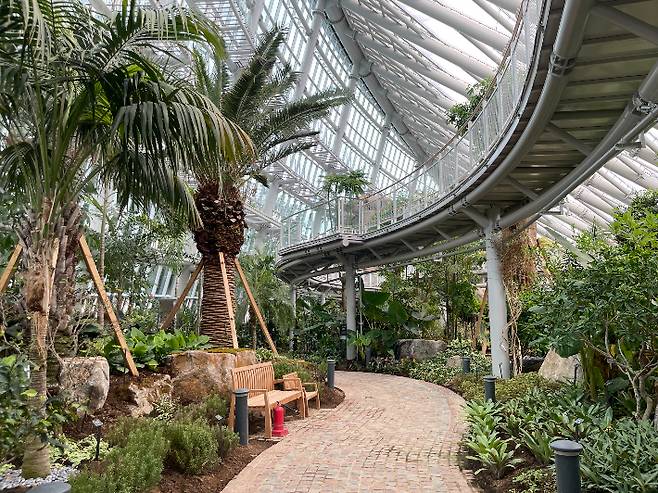 포항 환호공원 내 식물원. 포항시 제공