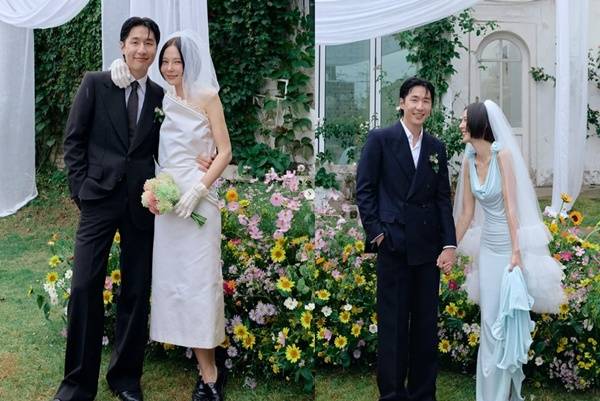 김나영 마이큐 결혼식 / 사진=sns 캡처