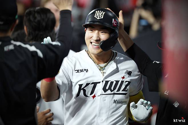 ▲ kt 안현민 ⓒ kt 위즈