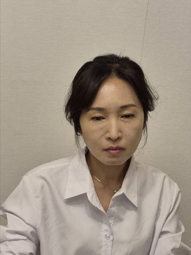 연합뉴스와 인터뷰 중인 배진시 대표 [윤근영 기자 촬영]