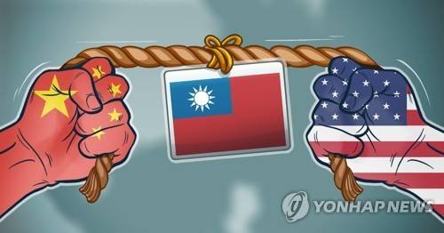 미국과 중국 사이의 대만 (PG) [김민아 제작] 일러스트