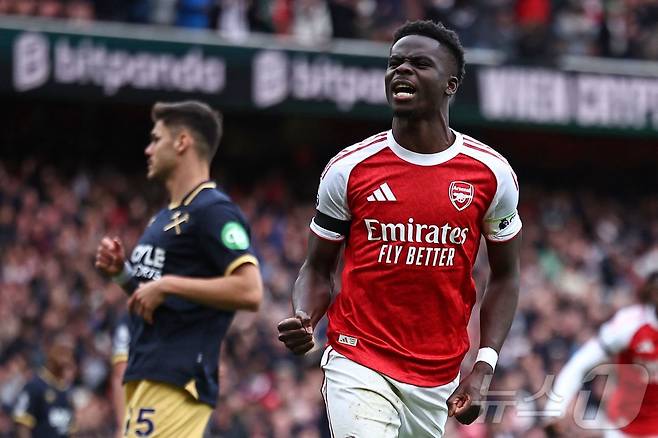 아스널이 웨스트햄을 꺾고 잉글랜드 프리미어리그(EPL) 선두로 올라섰다. ⓒ AFP=뉴스1