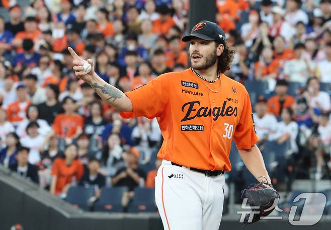 한화 이글스 코디 폰세. 2025.8.22/뉴스1 ⓒ News1 김기태 기자