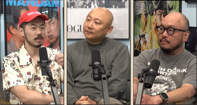 웹툰작가 겸 방송인 주호민(가운데). /유튜브 '대니초'