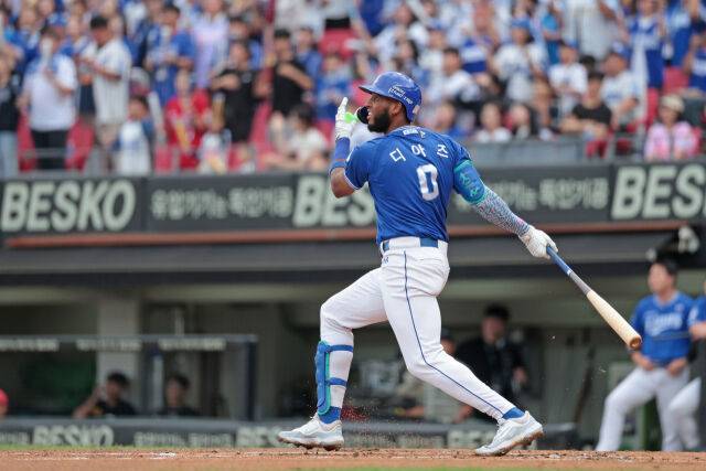 삼성 라이온즈 르윈 디아즈./삼성 라이온즈