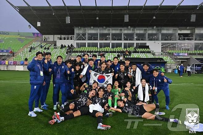 한국 U20 대표팀(대한축구협회 제공. 재판매 및 DB 금지) 2025.10.4/뉴스1