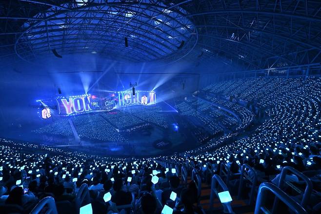 지난 6일 서울 구로구 고척스카이돔에서 '조용필-이 순간을 영원히'가 진행됐다. /사진=KBS 제공