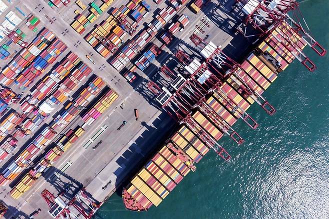 중국 산둥성 칭다오 항구. 사진=연합뉴스