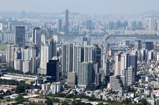 남산에서 바라본 서울의 모습. 연합뉴스