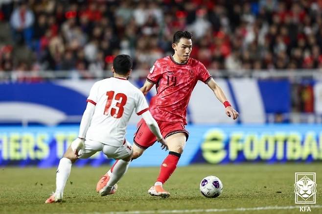 조유민. 사진=대한축구협회