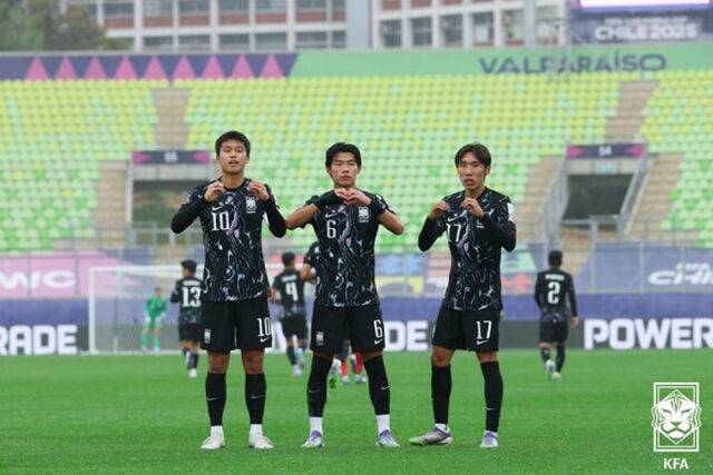 파나마전에골 골 뒤풀이하는 태극전사들. /대한축구협회 제공