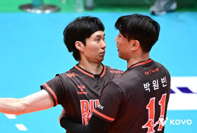 부산에서 활약할 이민규와 박원빈./KOVO