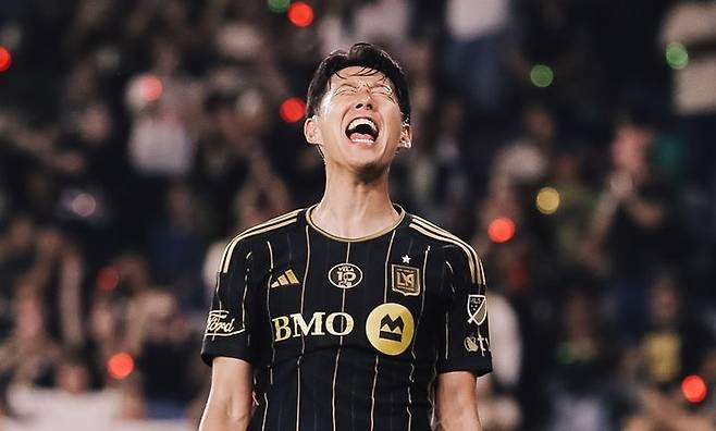 [서울=뉴시스]LAFC 손흥민, MLS 3경기 연속골. (사진=LAFC 구단 소셜미디어 캡처) 2025.09.22. photo@newsis.com *재판매 및 DB 금지