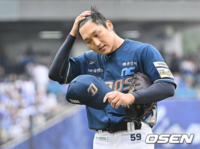 [OSEN=대구, 이석우 기자] 2025 신한 SOL 뱅크 KBO 와일드카드 삼성 라이온즈-NC 다이노스 1차전.NC 다이노스 구창모 0252025.10.06 / foto0307@osen.co.kr