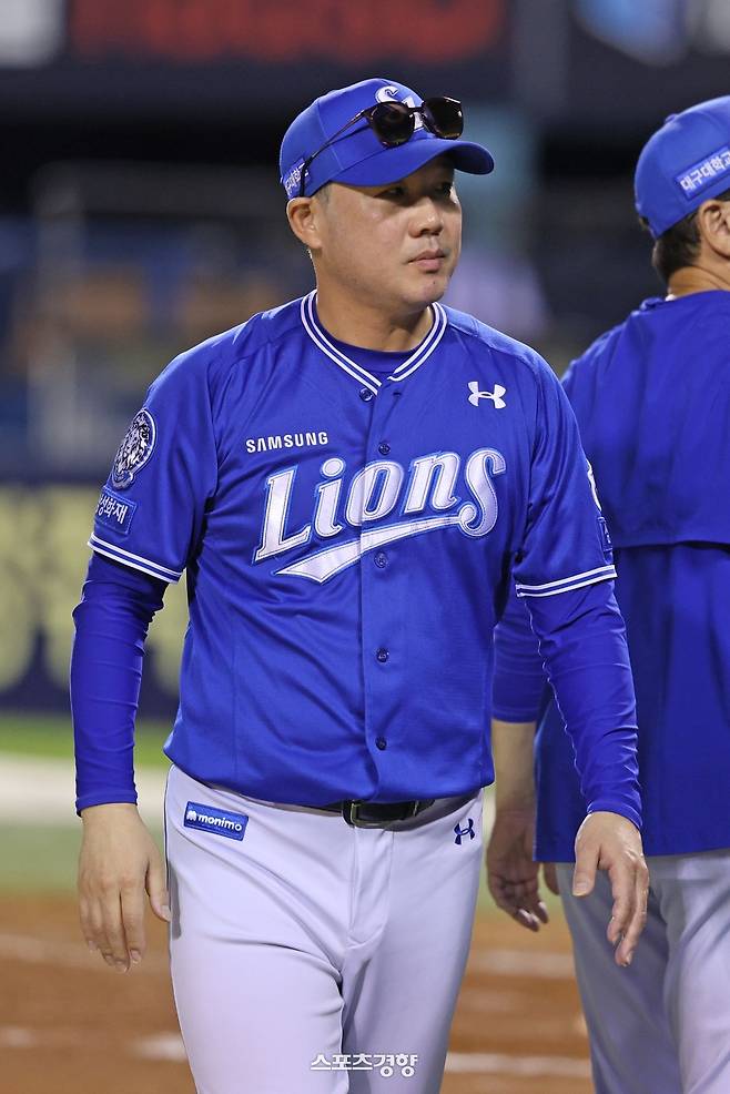 박진만 삼성 감독. 삼성라이온즈 제공