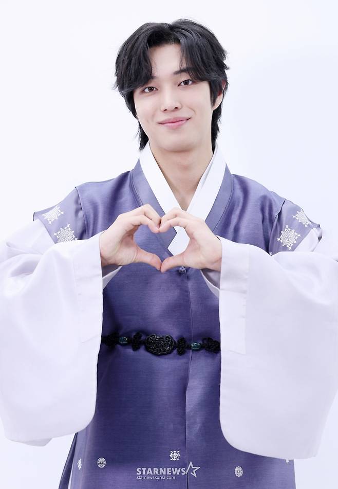 배우 전진서 한복 인터뷰 /사진=김휘선 기자 hwijpg@