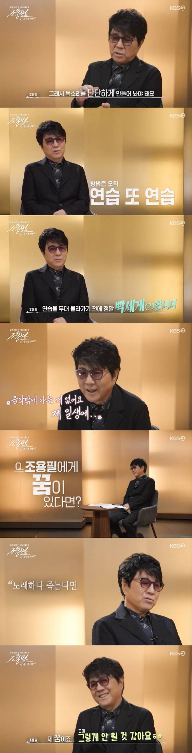 /사진=KBS 2TV '조용필, 이 순간을 영원히' 방송 캡처
