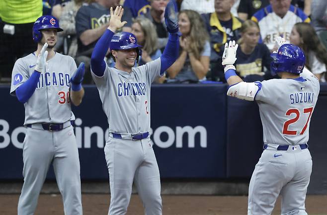 스즈키는 정규시즌을 포함해 최근 9경기에서 7홈런을 터트렸다. UPI연합뉴스