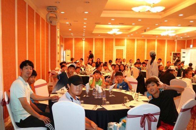 지난 3일 양구군 KCP호텔서 진행된 한국초등테니스연맹 꿈나무 시상식. ⓒ 한국초등테니스연맹