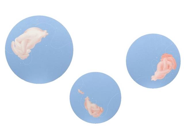 ▲ 윤지현 작 ‘손깍지를 흔들며’.