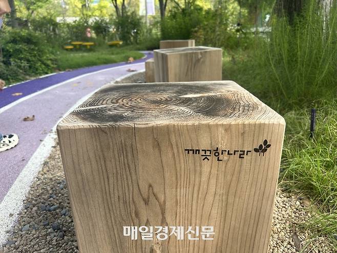 포포랜드에 마련된 간이 쉼터. [변덕호 기자]